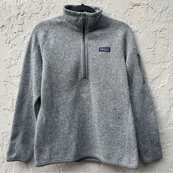 PATAGONIA Jacket Women Medium Better Sweater 1/4-Zip Fleece - Picture 1 of 12